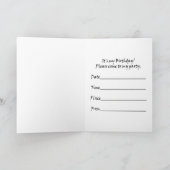 14th誕生日パーティー招待状 招待状 (内部)