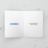 14th誕生日add name computing パーソナライズされた カード (内部)