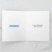 14th誕生日add name computing パーソナライズされた カード (内部)