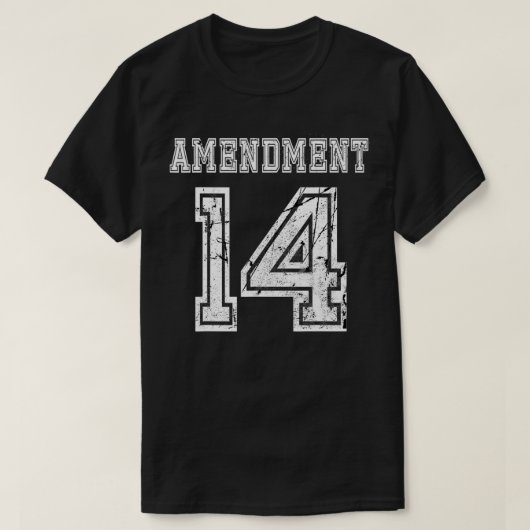 14th Amendment Constitution Citizenship Sports  Tシャツ (デザイン正面)