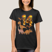 14th Birthday Dinosaur T-rex 14 Years Old Birthday Tシャツ (正面)