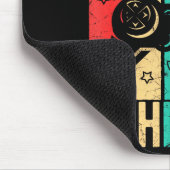 14th Birthday Level 14 Achieved Gamer Funny Birthd マウスパッド (コーナー)