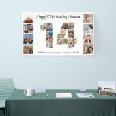 14th Birthday Party Number 14 Photo Collage 横断幕 (トレードショー)