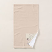 14th Ivory Anniversary Towel バスタオルセット (ハンドタオル)
