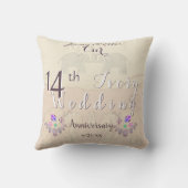 14th Wedding Anniversary  クッション (裏面)
