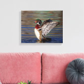 14x11木製ダック キャンバスプリント (インサイチュ (リビング))