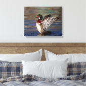 14x11木製ダック キャンバスプリント (インサイチュ (寝室))