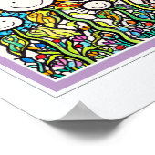 14x11「元気でいよう」 エクレベリーオールカラーリボンアート ポスター (角)