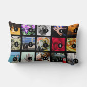 15のイメージとあなた自身の写真アルバムを作成して下さい ランバークッション (裏面)