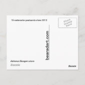 15の水彩画の郵便はがきショー2012年 ポストカード (裏面)