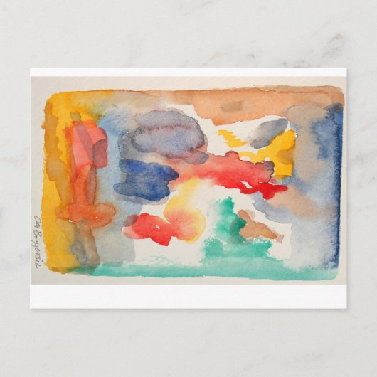 15の水彩画の郵便はがきショー2012年 ポストカード (正面)