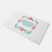 15の賛美 ドアマット (アングル)