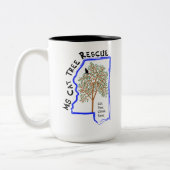 15のOzのコーヒー・マグ ツートーンマグカップ (左)