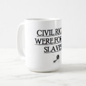15のoz。 人権のコーヒー・マグはのためにありました コーヒーマグカップ (正面左)