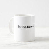 15のoz。 大きいマグ コーヒーマグカップ (正面左)