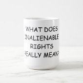 15のoz。 譲渡できない実際にすることがのコーヒー・マグ コーヒーマグカップ (中央)