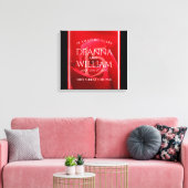 15エレガントバラ結婚記念日お祝い キャンバスプリント (インサイチュ (リビング))