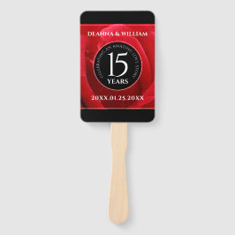 15エレガントバラ結婚記念日お祝い ハンドファン