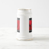 15エレガントバラ結婚記念日お祝い ビールジョッキ (中央)