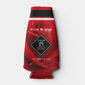 15エレガントバラ結婚記念日 ボトルクーラー (正面)