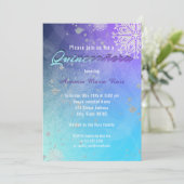 15エレガント位ファンシー誕生日キンセアニェラ 招待状 (スタンド正面)