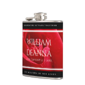 15エレガント日26日36バラ結婚記念日 フラスク (左)