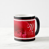 15エレガント日26日36バラ結婚記念日 モーフィングマグカップ (正面右)