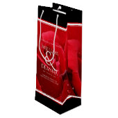 15エレガント日26日36バラ結婚記念日 ワインギフトバッグ (裏面アングル)