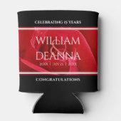 15エレガント日26日36バラ結婚記念日 缶クーラー (裏面)