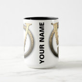 15オカスタムンズの「V」（コーヒーマグ付き） マグカップ (中央)