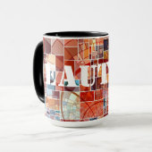 15オズモザイクカスタムアートコーヒーマグバイザズイット(_I) マグカップ (正面左)