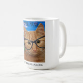 15オズ白いマグよ頼りナナ コーヒーマグカップ (正面右)