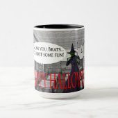 15オズ2トーンマグ。ハッピーハローウィン。ネコ魔女 マグカップ (中央)