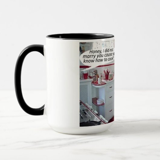 15オズ。2トーンマグ。ハッピーアニバーサリープードル マグカップ (左)