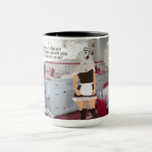 15オズ。2トーンマグ。ハッピーアニバーサリープードル マグカップ (中央)