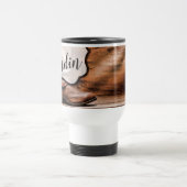 15オンスパーソナライズされたコーヒーマグCowboy Boots Barn トラベルマグ (中央)