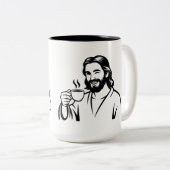 15オンス He Brews コーヒーマグ ツートーンマグカップ (正面右)
