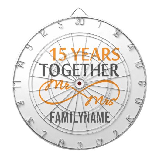 15カスタム周年記念 ダーツボード (正面)