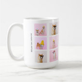 15コラージュおもしろいフォトギフトカスタムパーソナライズされた コーヒーマグカップ (左)