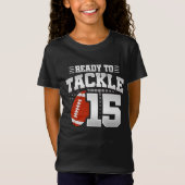 15サッカーパーティー15誕生日 Tシャツ (正面)