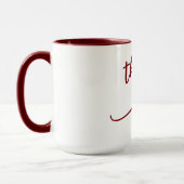 15スタイリッシュozコンボMugのギフトに感謝 マグカップ (左)