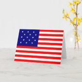 15スター/15ストライプフラグ – カード (黄色い花)