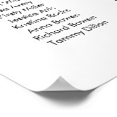 15テーブル私たちお気に入りのの人結婚席 ポスター (角)