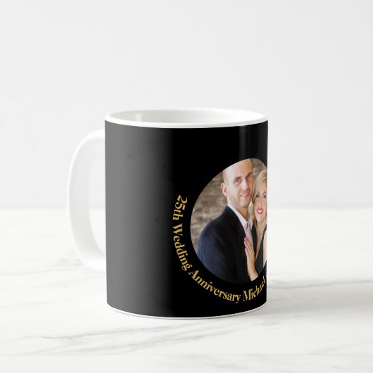 15ドル以下で記念撮影ギフトを作成 コーヒーマグカップ (正面左)