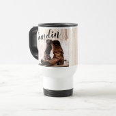 15パーソナライズされたオンスのコーヒーマグは国 トラベルマグ (正面左)