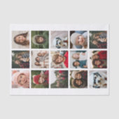 15フォトグリッド – 白い背景ミニマル 薄葉紙 (正面)