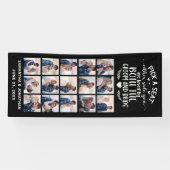 15フォトコラージピックシートへようこそ結婚 横断幕 (横)