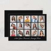 15フォトコラージュ自分のグリーティングカードを追加 (正面/裏面)