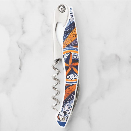 15世紀でイタリアンなコルクせん抜き ソムリエナイフ (正面)