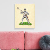 15世紀のイギリス騎士 キャンバスプリント (インサイチュ (リビング))